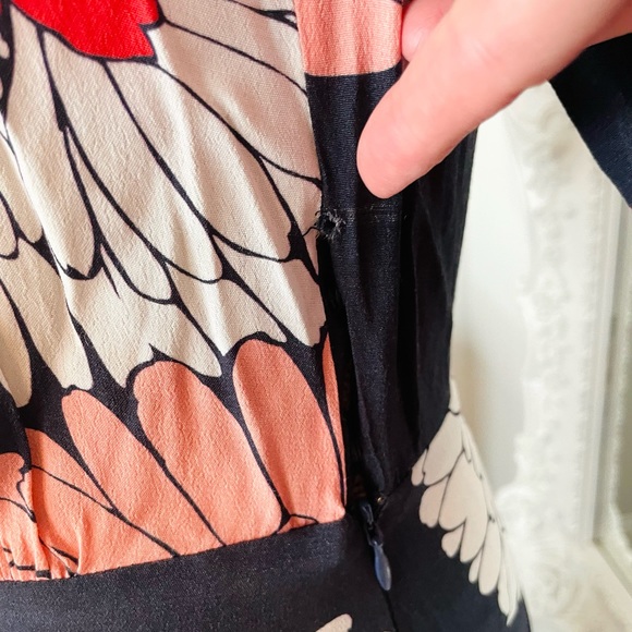 $628 AUTHENTIC Paul & Joe Floral Maxi Flower Dress Boho RUNWAY - Picture 7 of 16